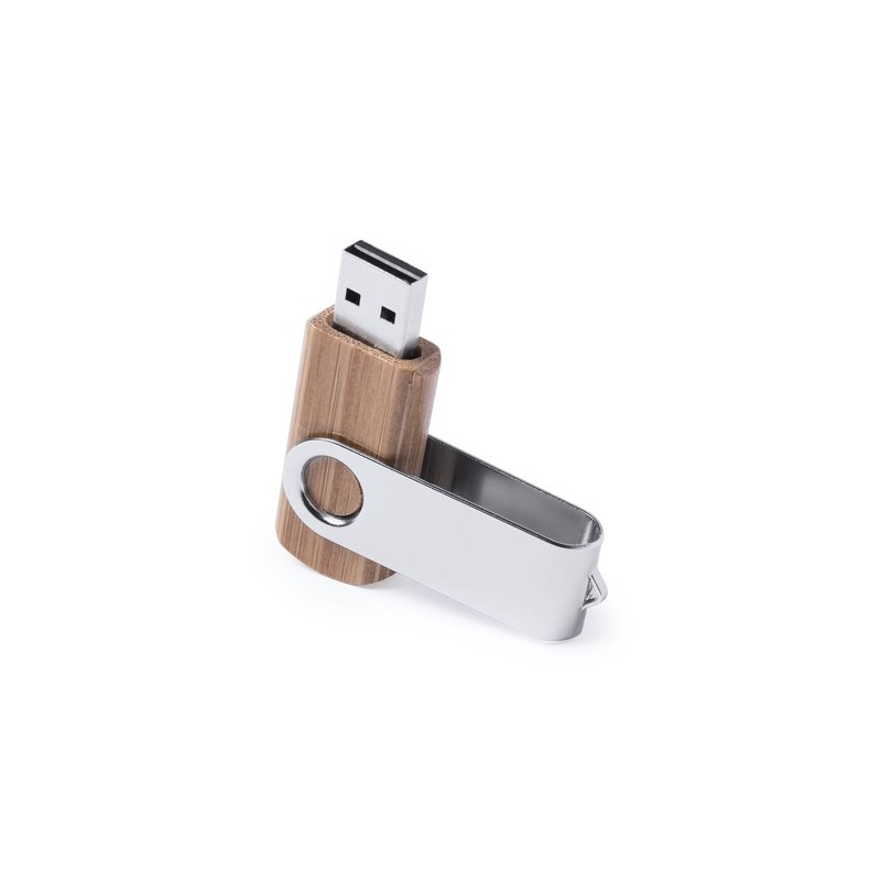Clé USB Éco-responsable Pratique Personnalisée 16Gb Cetrex Matières : bambou personnalisable avec votre logo