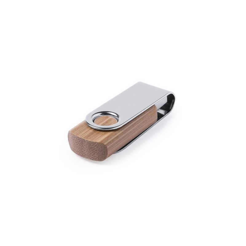 Clé USB Éco-responsable Pratique Personnalisée 16Gb Cetrex Matières : bambou goodies publicitaire événementiel