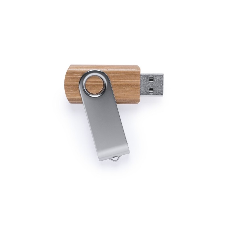 Clé USB Éco-responsable Pratique Personnalisée 16Gb Cetrex Matières : bambou marquage laser ultra précis