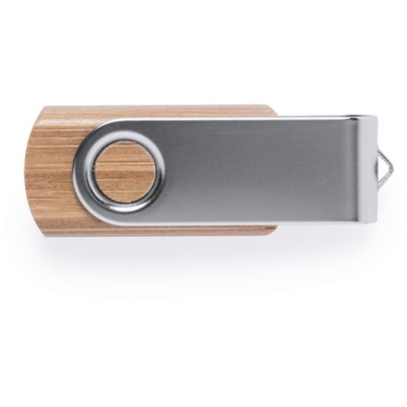 Clé USB Éco-responsable Pratique Personnalisée 16Gb Cetrex Matières : bambou cadeau collaborateur premium