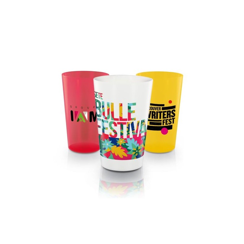 Gobelet Plastique Réutilisable 60 cl - Idéal pour Événements Personnalisé