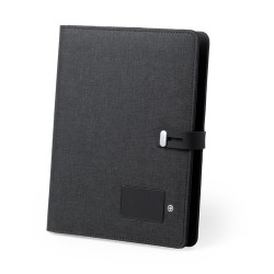 Bloc Notes Multifonction Pratique Personnalisé Éco-responsable Weston Matières : polyester Couleurs : noir 2