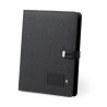 Bloc Notes Multifonction Pratique Personnalisé Éco-responsable Weston Matières : polyester Couleurs : noir personnalisable avec 