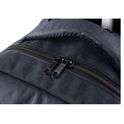 Sac à Dos Trolley Polyvalent et Chic Personnalisé Haltrix Matières : polyester Couleurs : noir marquage laser ultra précis