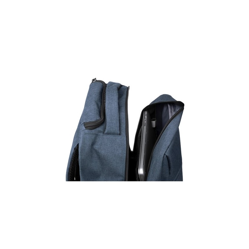 Sac à Dos Trolley Polyvalent et Chic Personnalisé Haltrix Matières : polyester Couleurs : bleu marine objet publicitaire robuste