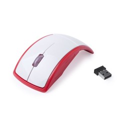 Souris Publicitaire Personnalisée Éco-responsable Lenbal Couleurs : rouge objet publicitaire robuste