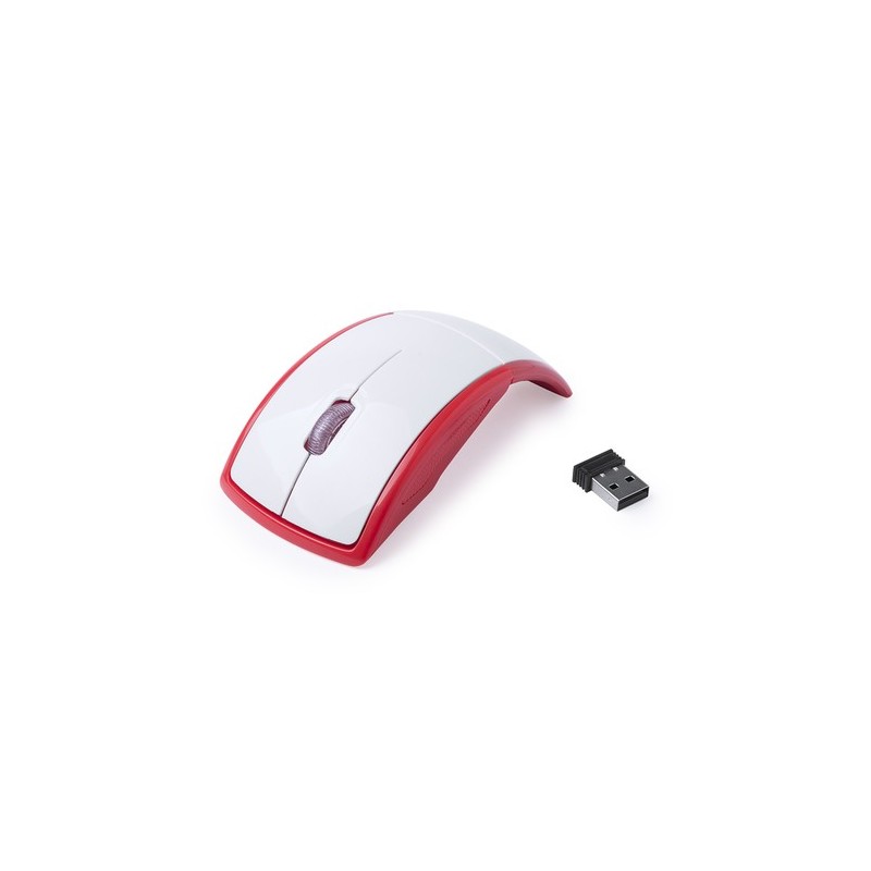 Souris Publicitaire Personnalisée Éco-responsable Lenbal Couleurs : rouge objet publicitaire robuste