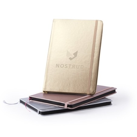 Bloc Notes Personnalisable et Élégant Bodley Matières : PU Couleurs : doré marquage laser ultra précis