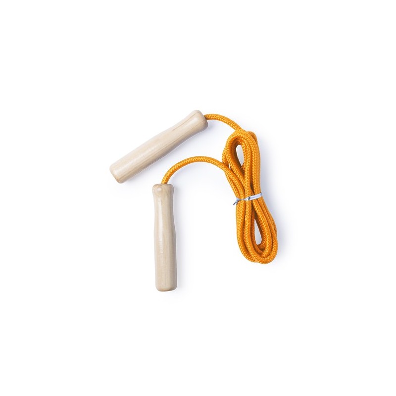 Corde à Sauter Personnalisée Éco-responsable pour Performance Style Galtax Matières : bois Couleurs : bleu personnalisable avec 