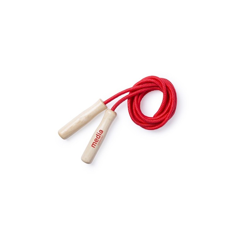 Corde à Sauter Personnalisée Éco-responsable pour Performance Style Galtax Matières : bois Couleurs : rouge livraison express 24