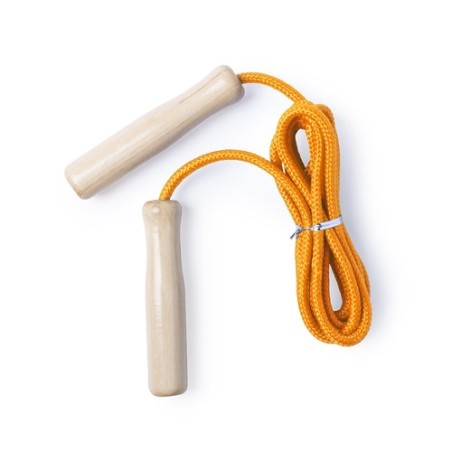 Corde à Sauter Personnalisée Éco-responsable pour Performance Style Galtax Matières : bois Couleurs : rouge cadeau affaires élég
