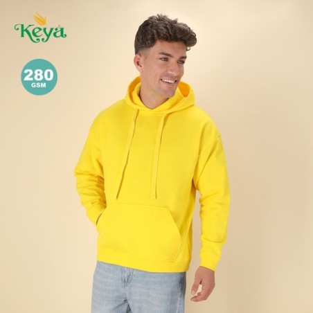 Sweat-Shirt à Capuche Adulte Personnalisé Confortable Stylé SWP280 "keya" Matières : coton Taille textile : S Couleurs : bleu ob