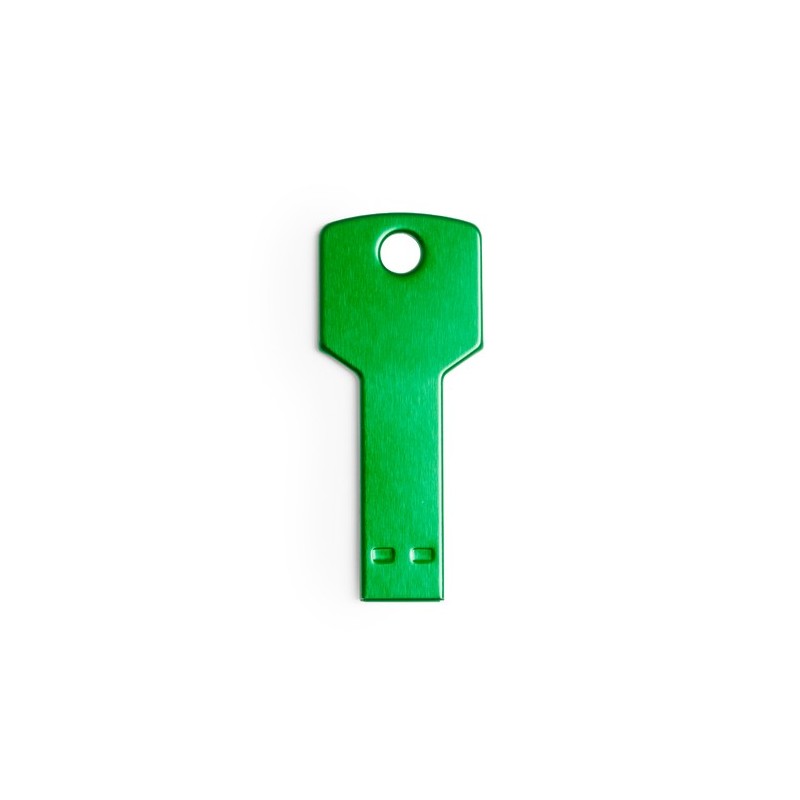 Clé USB Personnalisée Élégante Pratique 16GB Fixing Matières : aluminium Couleurs : vert marquage laser ultra précis