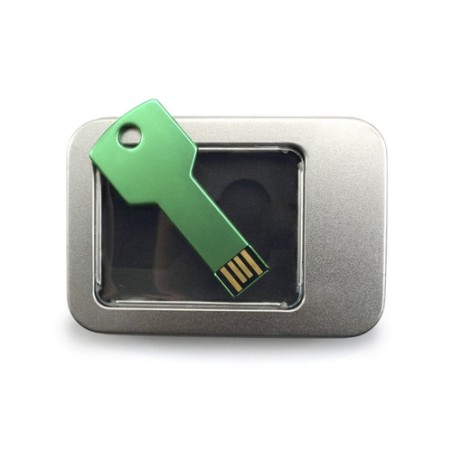 Clé USB Personnalisée Élégante Pratique 16GB Fixing Matières : aluminium Couleurs : noir cadeau client original