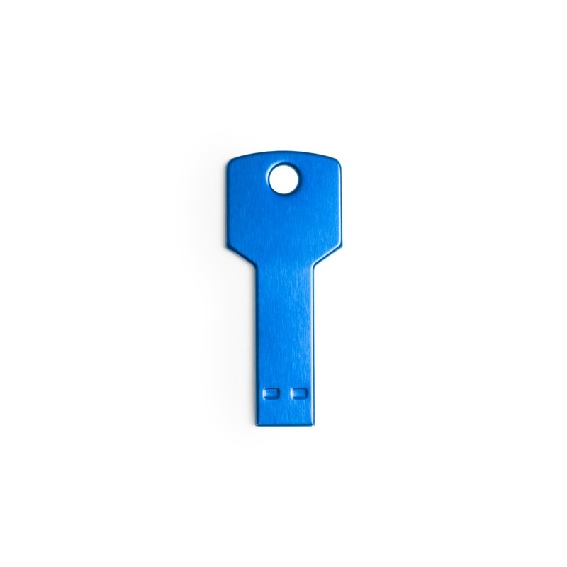 Clé USB Personnalisée Élégante Pratique 16GB Fixing Matières : aluminium Couleurs : bleu goodies publicitaire événementiel