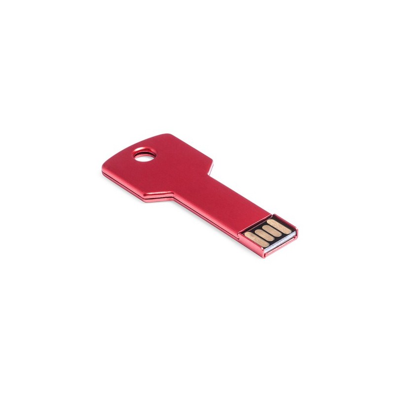Clé USB Personnalisée Élégante Pratique 16GB Fixing Matières : aluminium Couleurs : rouge personnalisable avec votre logo
