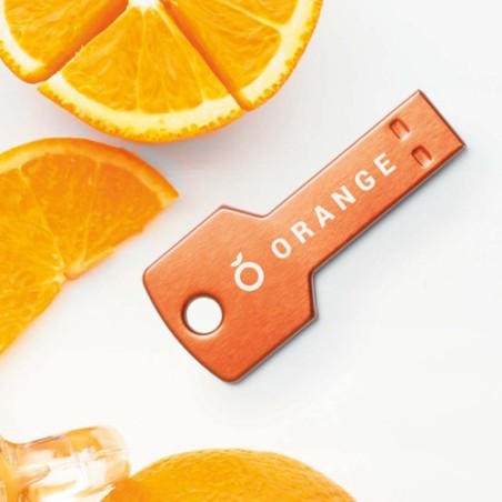 Clé USB Personnalisée Élégante Pratique 16GB Fixing Matières : aluminium Couleurs : rouge objet promotionnel éco-responsable