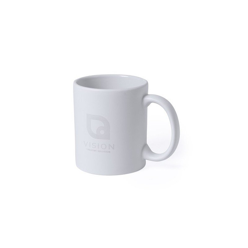Tasse Personnalisée Éco-responsable pour Cadeau d'Entreprise Kulmer Matières : céramique Couleurs : jaune personnalisation sur m