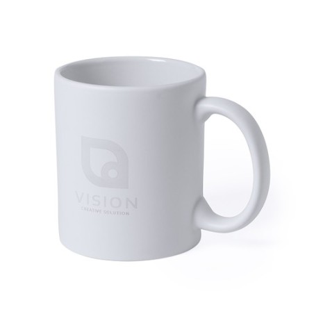 Tasse Personnalisée Éco-responsable pour Cadeau d'Entreprise Kulmer Matières : céramique Couleurs : jaune personnalisation sur m