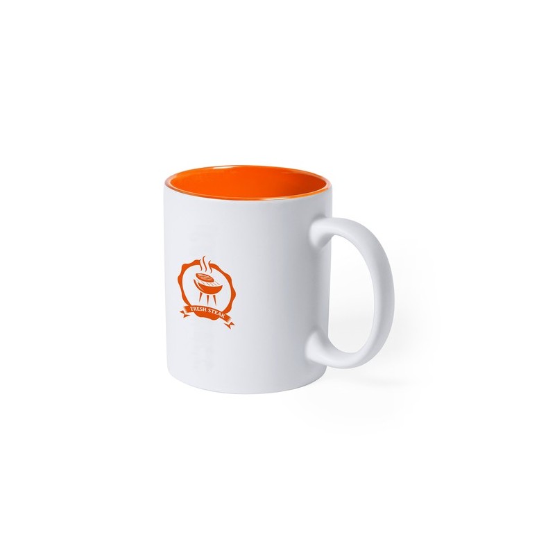 Tasse Personnalisée Éco-responsable pour Cadeau d'Entreprise Kulmer Matières : céramique Couleurs : jaune goodies publicitaire d