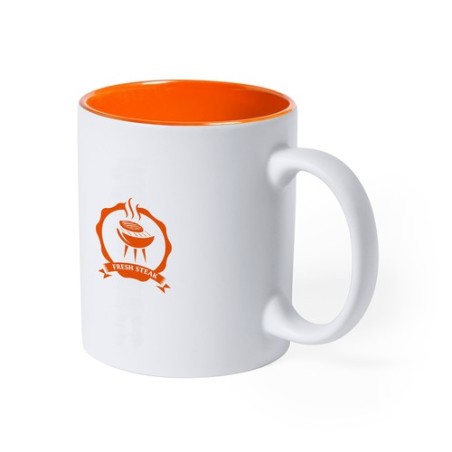 Tasse Personnalisée Éco-responsable pour Cadeau d'Entreprise Kulmer Matières : céramique Couleurs : jaune goodies publicitaire d