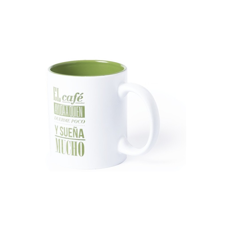 Tasse Personnalisée Éco-responsable pour Cadeau d'Entreprise Kulmer Matières : céramique Couleurs : jaune marquage couleur éclat