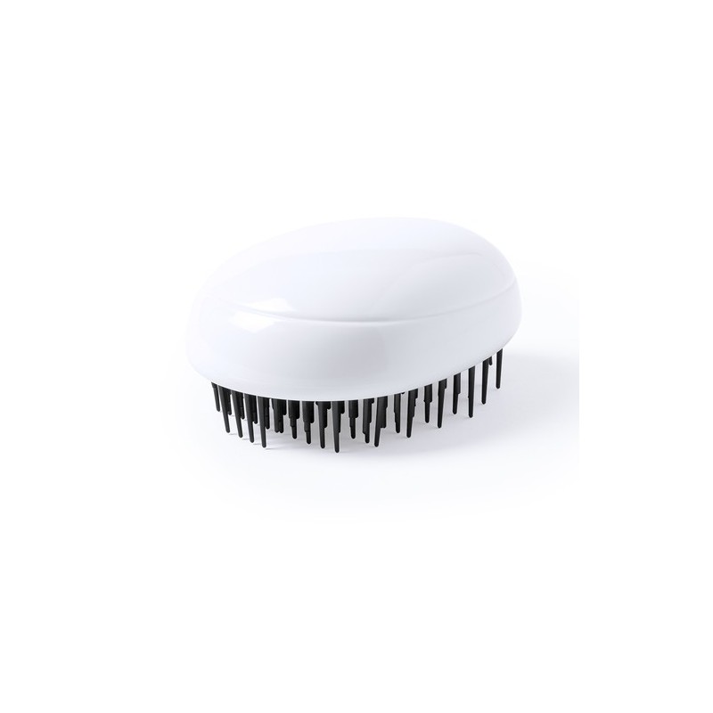 Brosse Coiffure Pratique Personnalisée pas cher Zilam Couleurs : blanc personnalisable avec votre logo