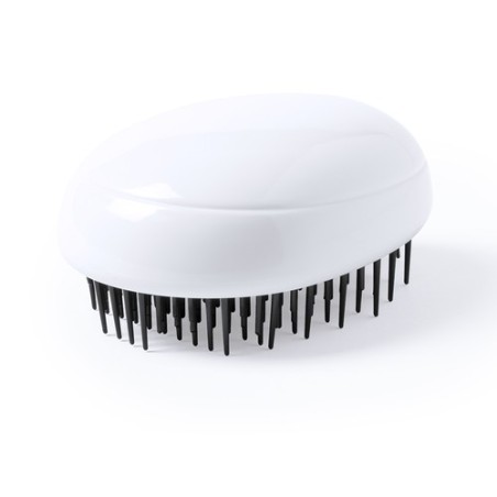 Brosse Coiffure Pratique Personnalisée pas cher Zilam Couleurs : blanc personnalisable avec votre logo