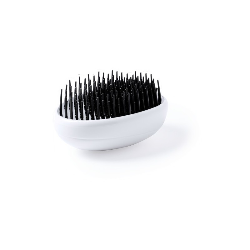 Brosse Coiffure Pratique Personnalisée pas cher Zilam Couleurs : blanc cadeau entreprise pas cher