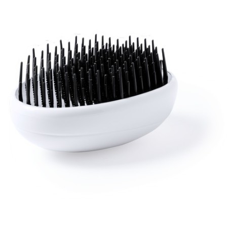 Brosse Coiffure Pratique Personnalisée pas cher Zilam Couleurs : blanc cadeau entreprise pas cher