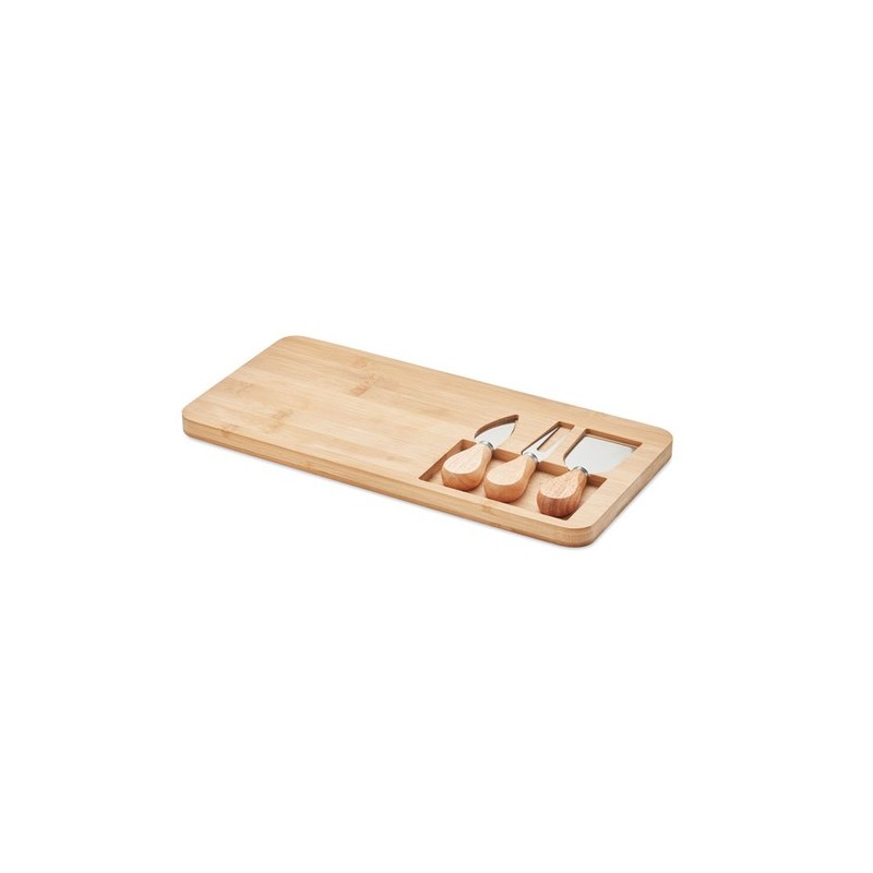 Plateau à fromage personnalisé en bambou pas cher GLENAVY Matières : bambou Couleurs : bois