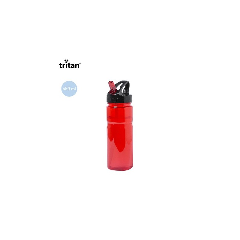 Bidon Personnalisé Éco-responsable pour Vélo Vandix Matières : tritan Couleurs : rouge personnalisation rapide en France