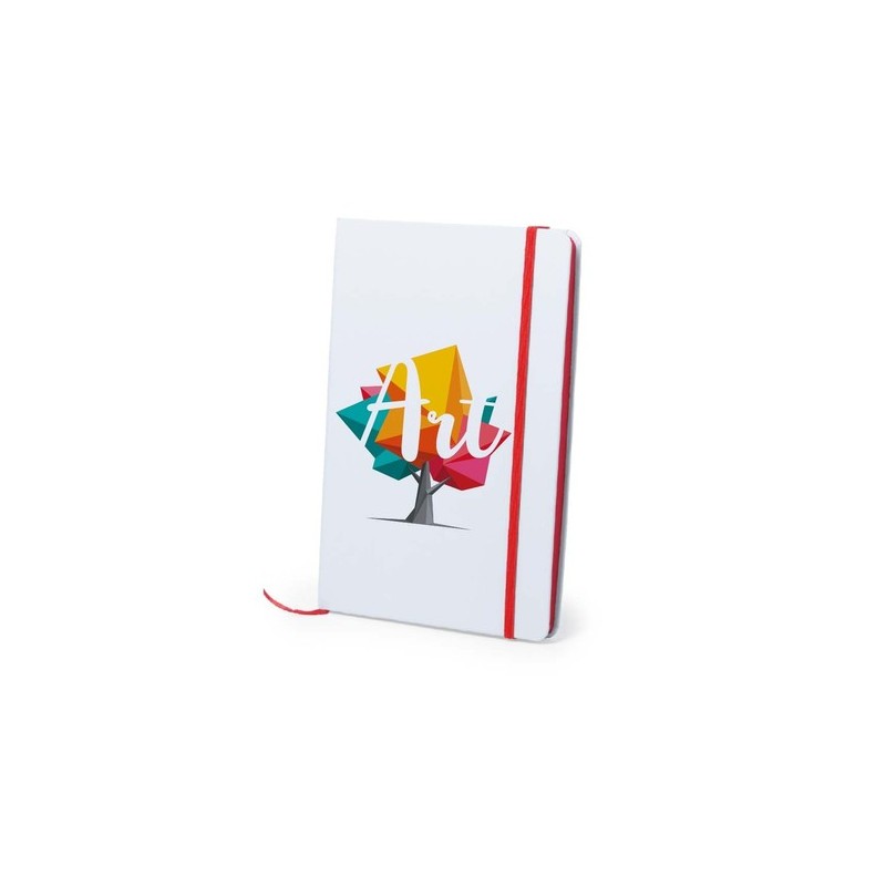 Bloc Notes Personnalisé en Papeterie - Kaffol Matières : carton Couleurs : rouge cadeau client original