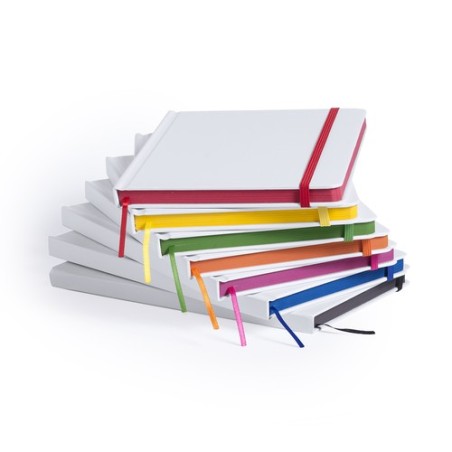 Bloc Notes Personnalisé en Papeterie - Kaffol Matières : carton Couleurs : rouge cadeau collaborateur premium