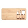 Plateau à fromage personnalisé en bambou pas cher GLENAVY Matières : bambou Couleurs : bois personnalisable avec votre logo