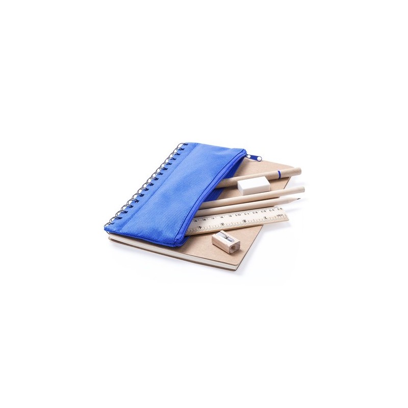 Cahier Éco-responsable et Pratique Personnalisé Mosku Matières : carton recyclé Couleurs : bleu cadeau client original