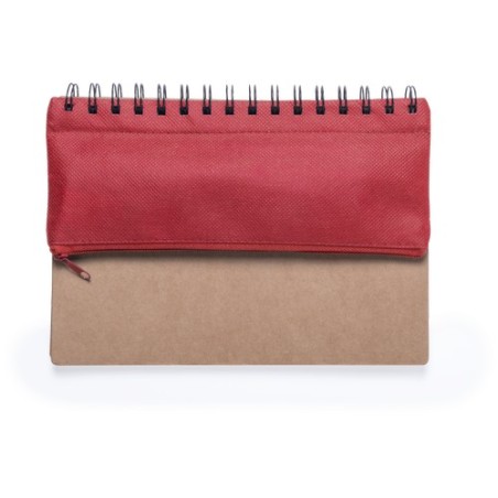Cahier Éco-responsable et Pratique Personnalisé Mosku Matières : carton recyclé Couleurs : bleu marquage laser ultra précis