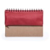 Cahier Éco-responsable et Pratique Personnalisé Mosku Matières : carton recyclé Couleurs : bleu marquage laser ultra précis