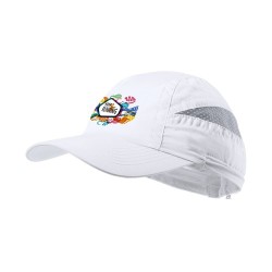 Casquette Personnalisée Publicitaire Laimbur Matières : microfibre Couleurs : blanc cadeau affaires élégant