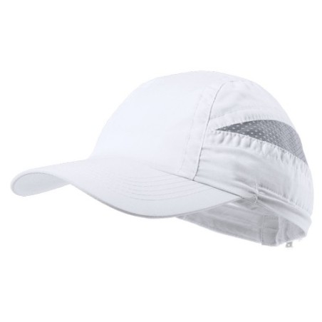 Casquette Personnalisée Publicitaire Laimbur Matières : microfibre Couleurs : blanc marquage laser ultra précis