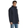 Parka unisexe personnalisée pas chère ROBYN Taille textile : L Couleurs : french navy marquage couleur éclatante