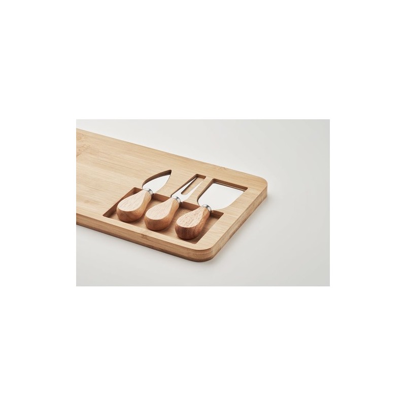 Plateau à fromage personnalisé en bambou pas cher GLENAVY Matières : bambou Couleurs : bois livraison express 24h 48h