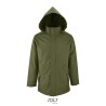 Parka unisexe personnalisée pas chère ROBYN Taille textile : XL Couleurs : vert forêt cadeau client original