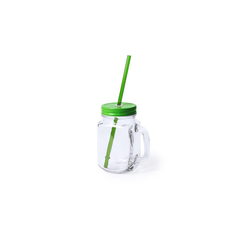 Pot Publicitaire Éco-responsable Personnalisé - Heisond Matières : verre Couleurs : fuchsia personnalisation sur mesure