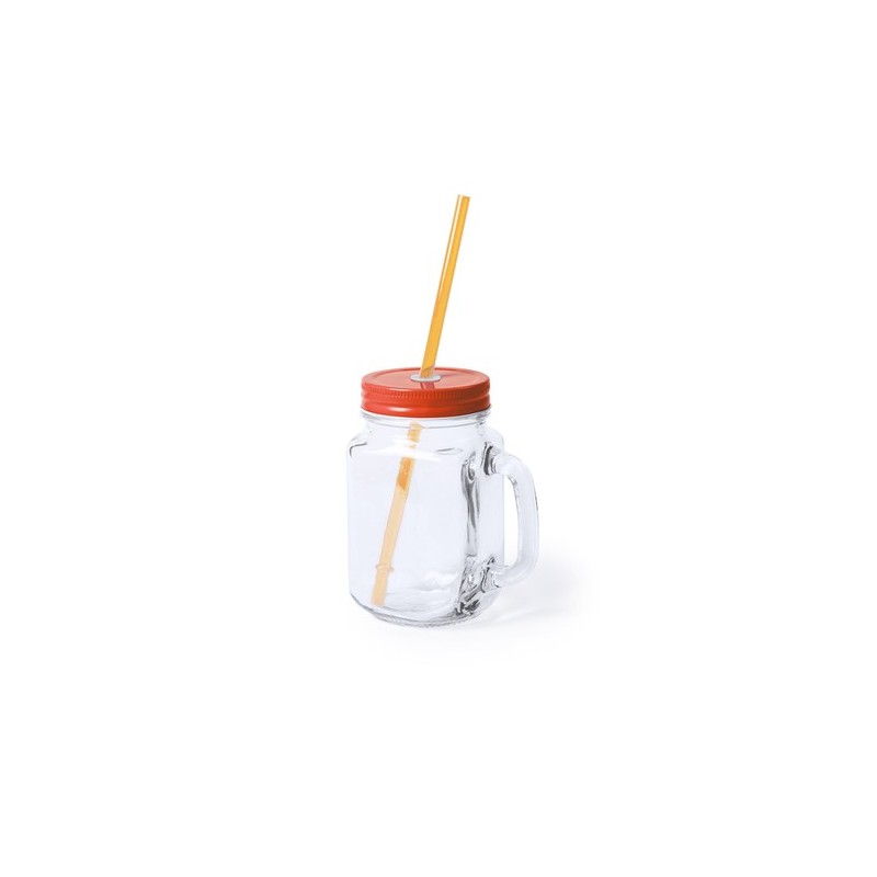 Pot Publicitaire Éco-responsable Personnalisé - Heisond Matières : verre Couleurs : fuchsia cadeau collaborateur premium