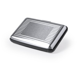 Porte-Cartes Élégant Personnalisé avec Sécurité RFID Rainol Matières : aluminium Couleurs : argenté