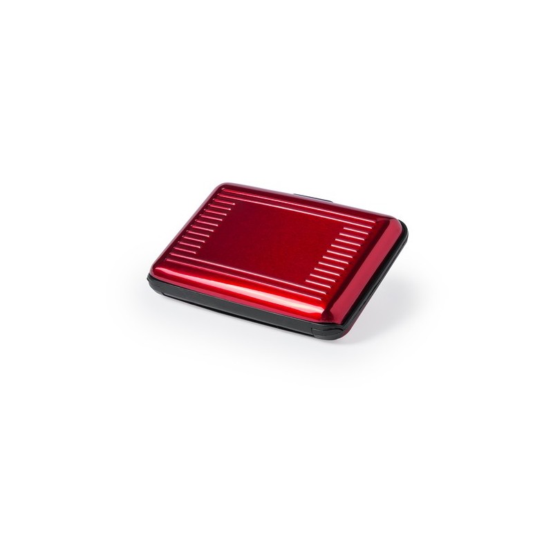 Porte-Cartes Élégant Personnalisé avec Sécurité RFID Rainol Matières : aluminium Couleurs : argenté goodies publicitaire événeme