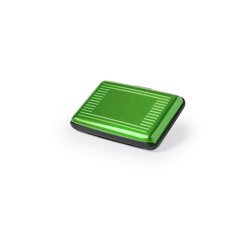 Porte-Cartes Élégant Personnalisé avec Sécurité RFID Rainol Matières : aluminium Couleurs : argenté goodies publicitaire durable