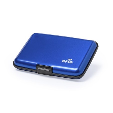 Porte-Cartes Élégant Personnalisé avec Sécurité RFID Rainol Matières : aluminium Couleurs : vert cadeau client original