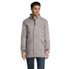 Parka unisexe personnalisée pas chère ROBYN Taille textile : L Couleurs : gris métallisé goodies personnalisé en stock
